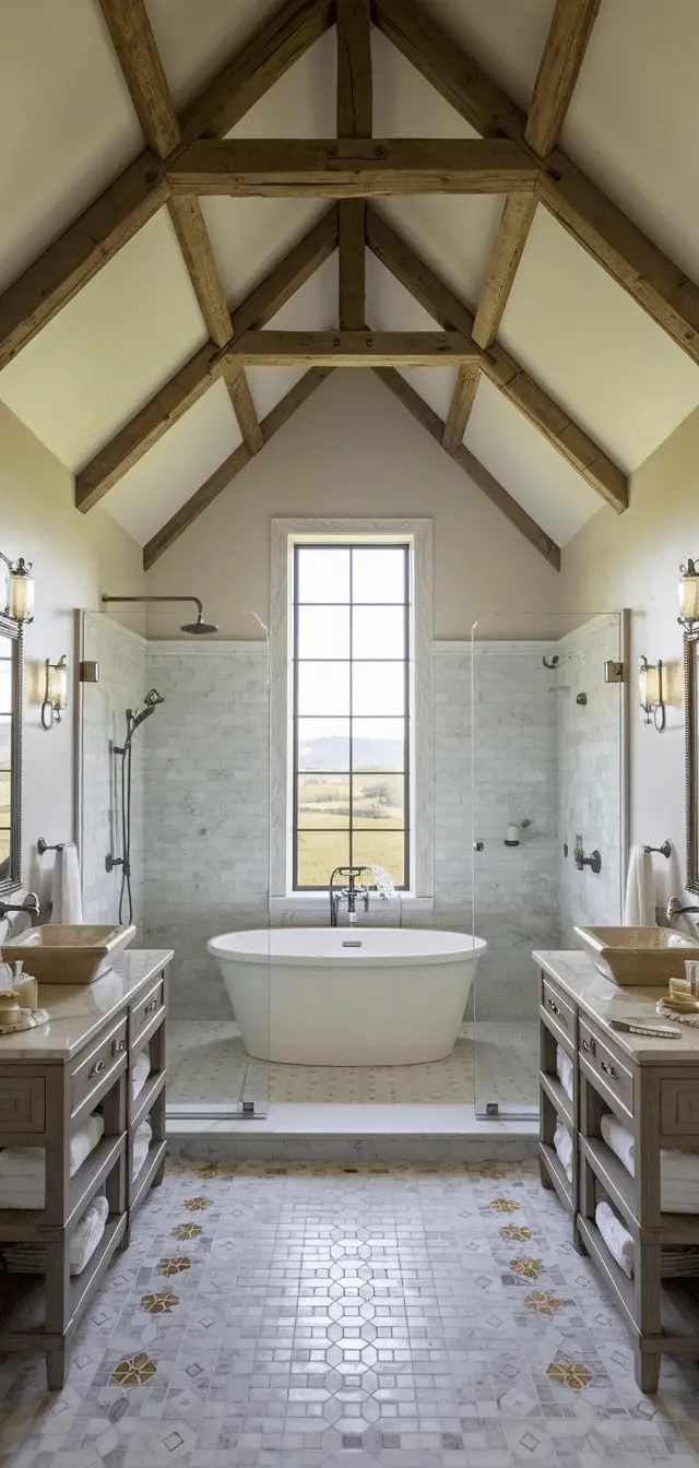 farmhouse bathroom