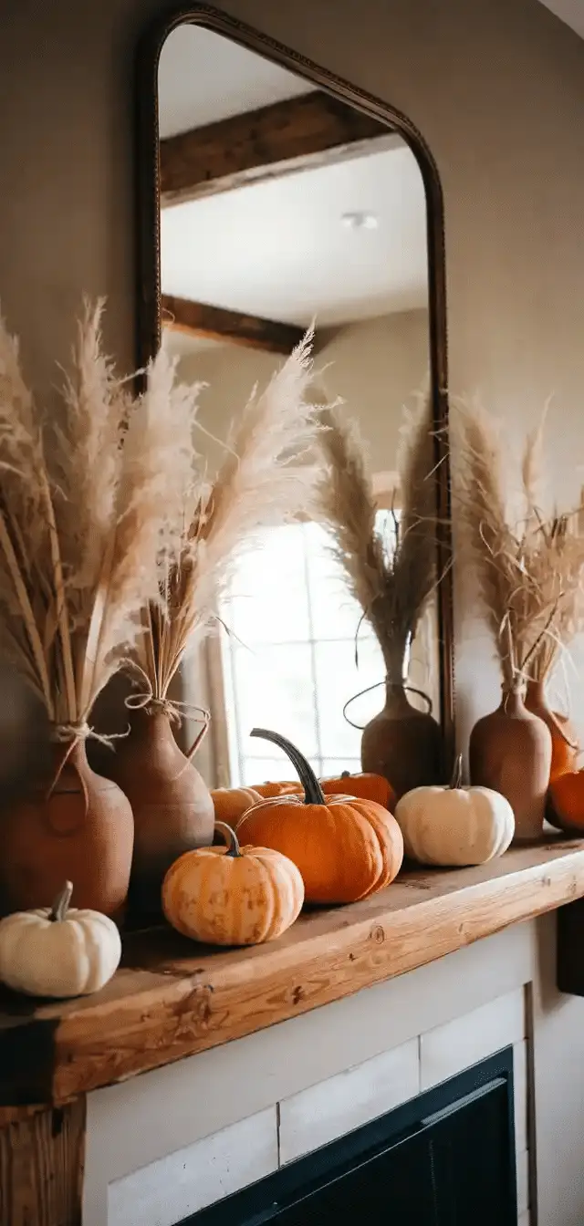 Fall Mantle Decor