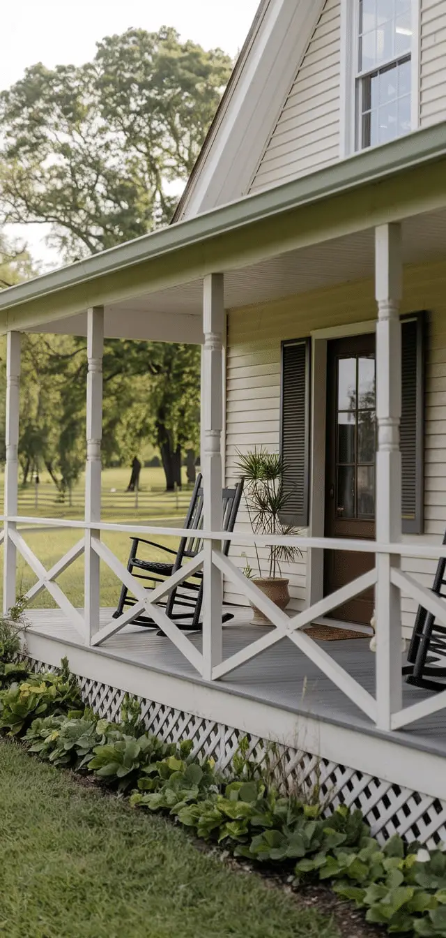mobile home front porch