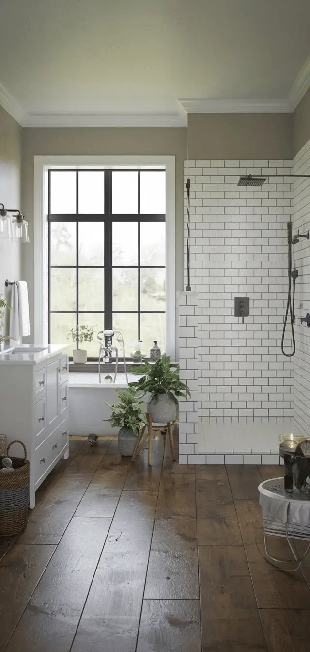 farmhouse bathroom