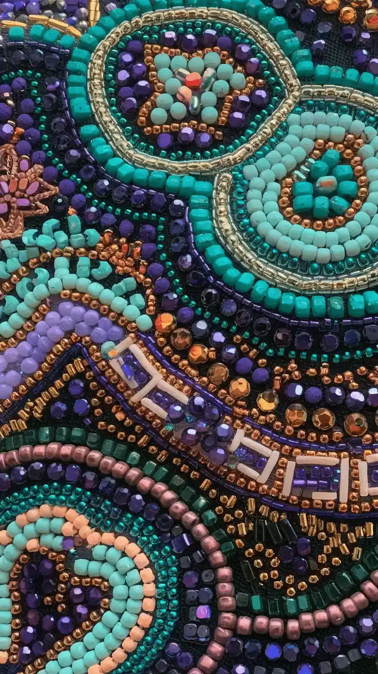 Hand Beaded Embroidery