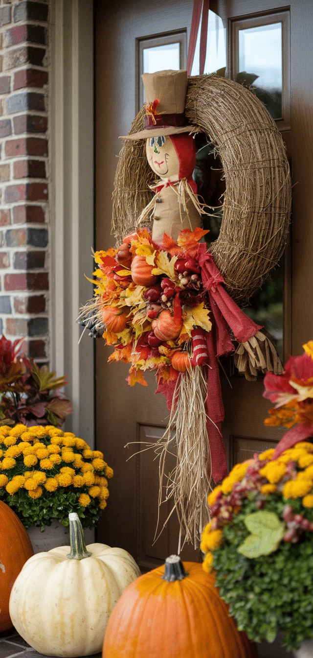 Fall Wreaths for Front Door
