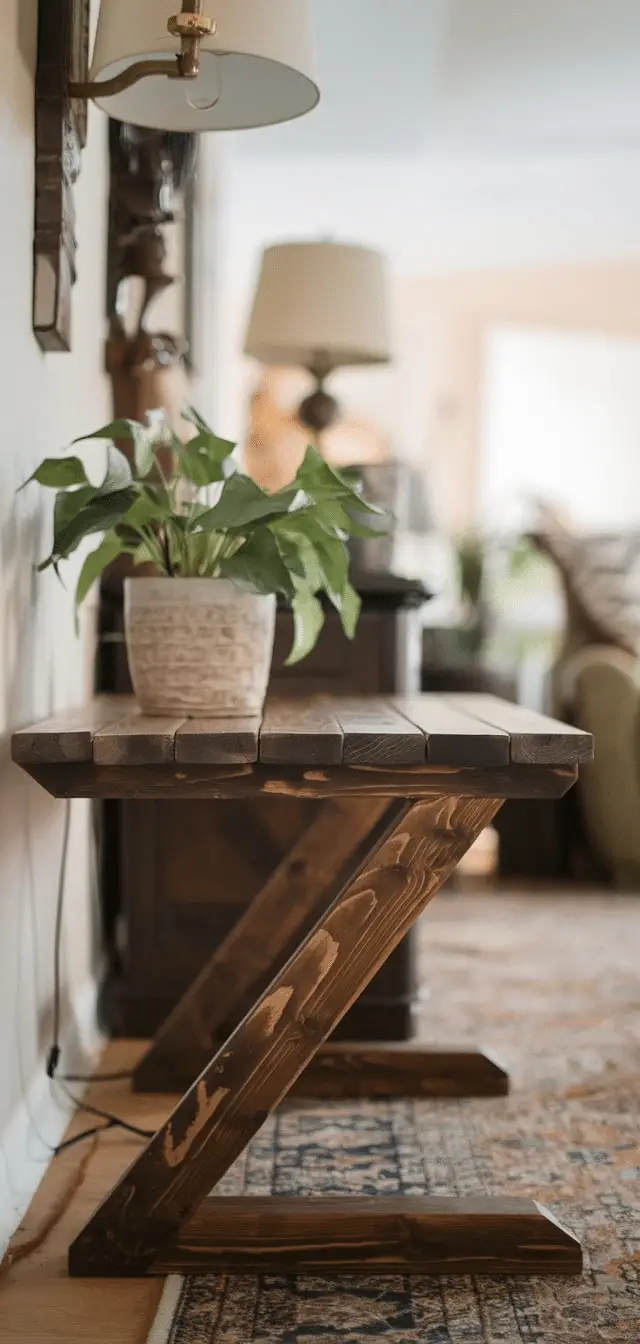Wooden Side Table