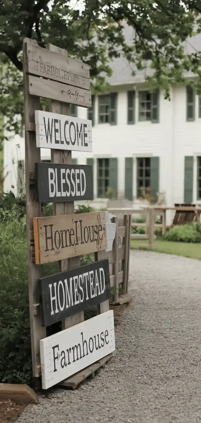 Country Yard Decor