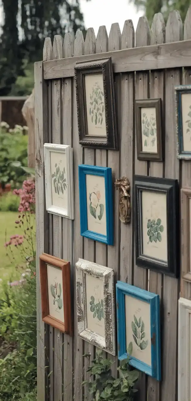 Garden Fence Decoration Ideas