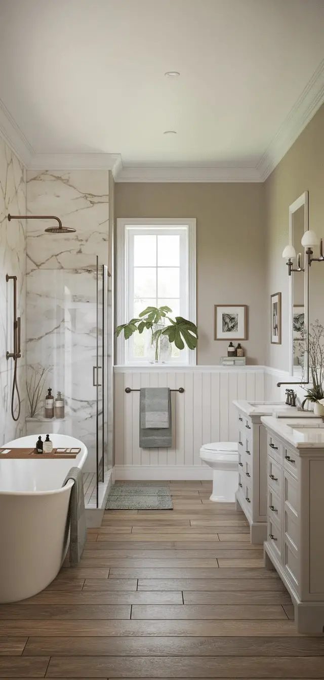 farmhouse bathroom