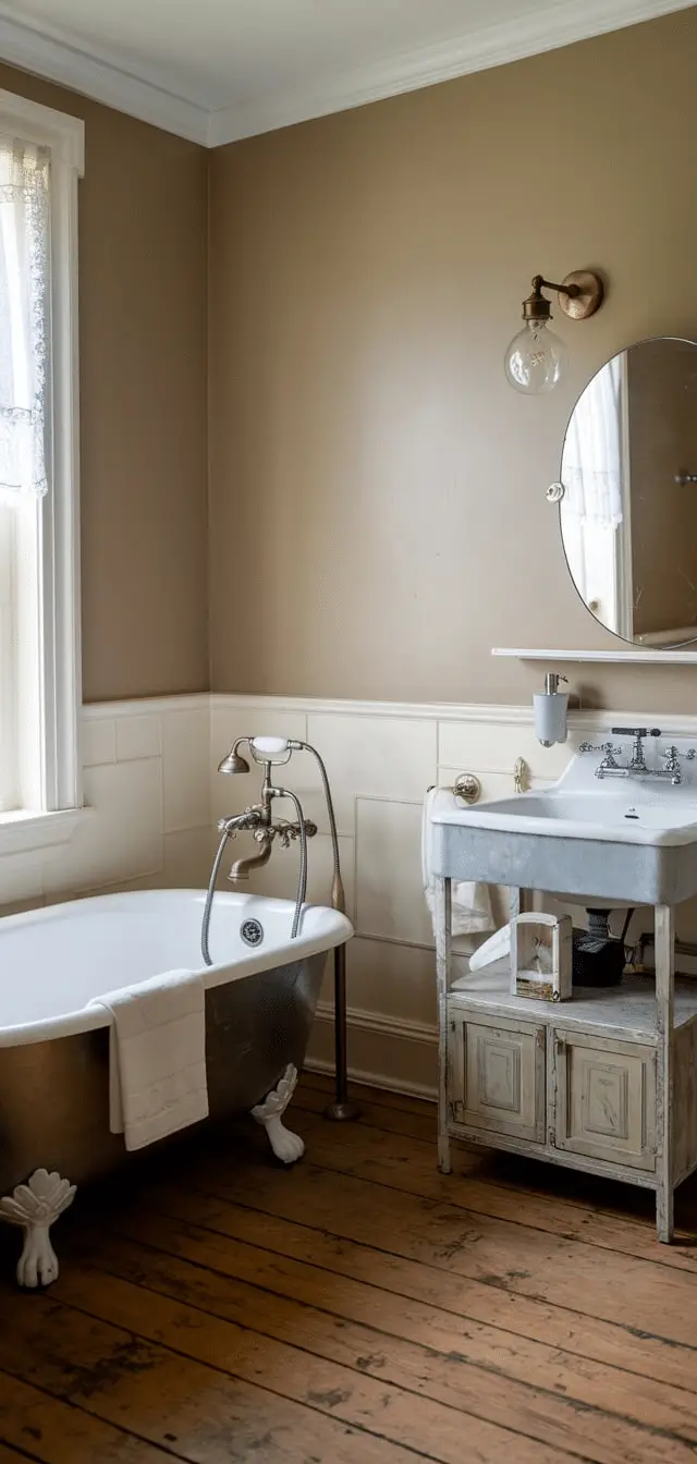 farmhouse bathroom