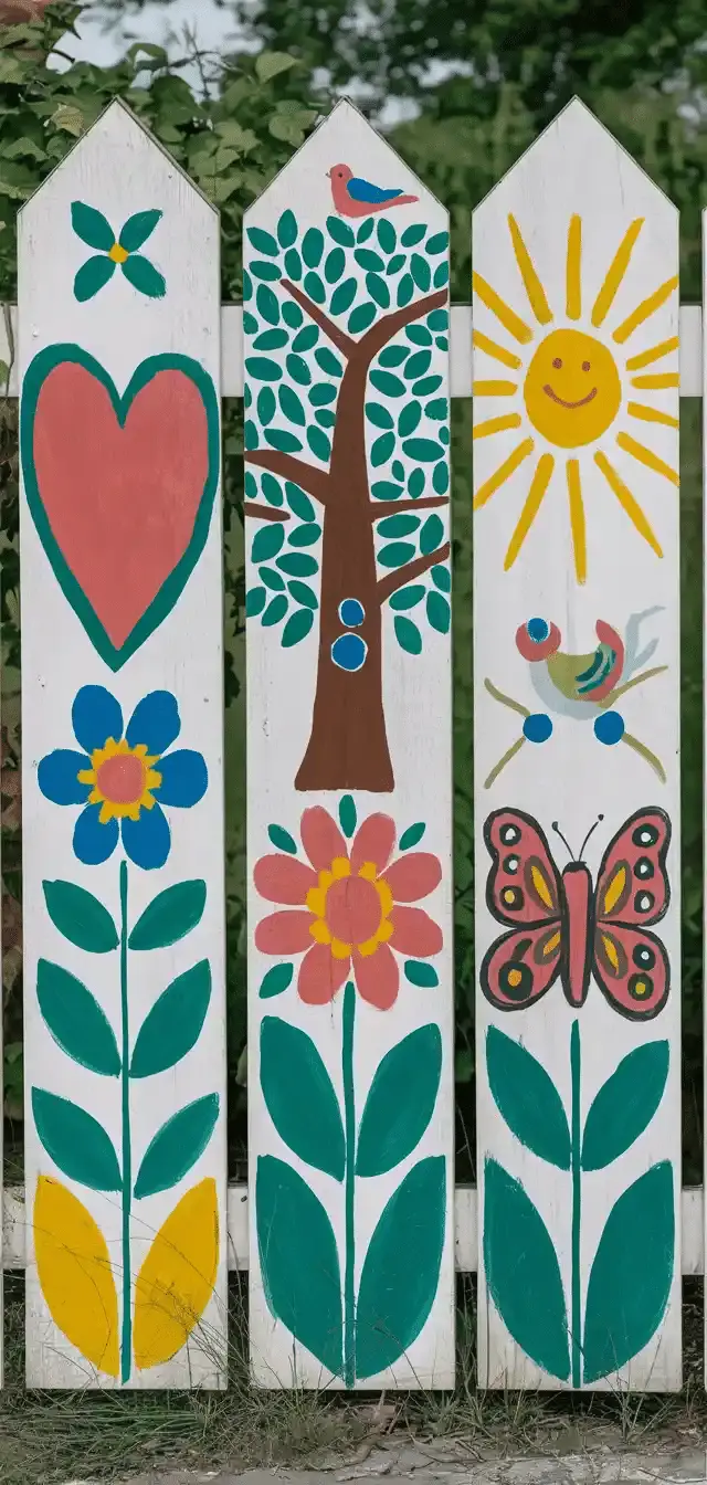 Garden Fence Decoration Ideas