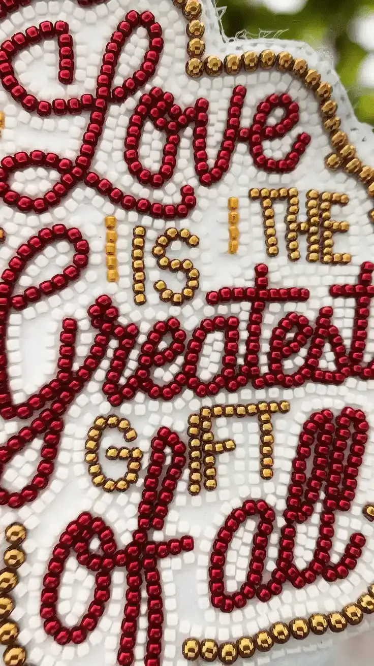 Hand Beaded Embroidery