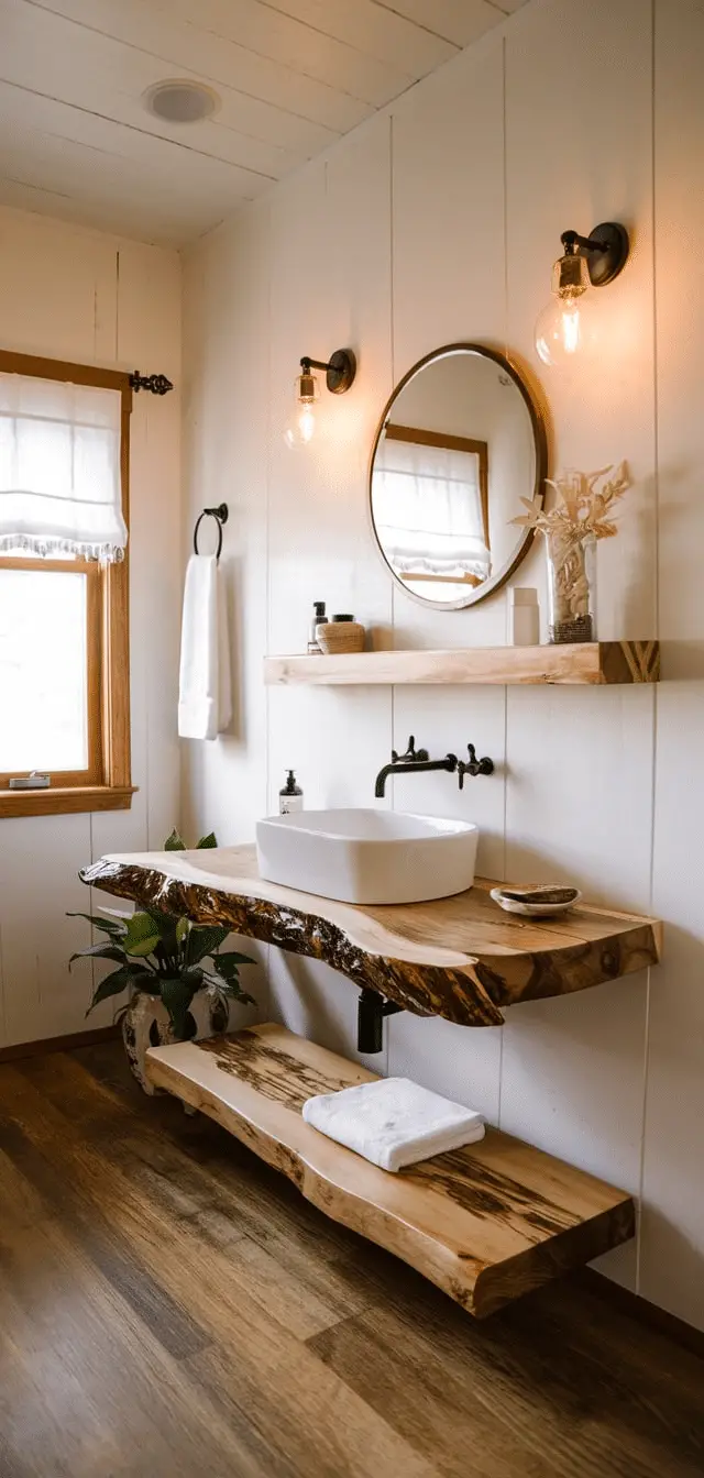 farmhouse bathroom