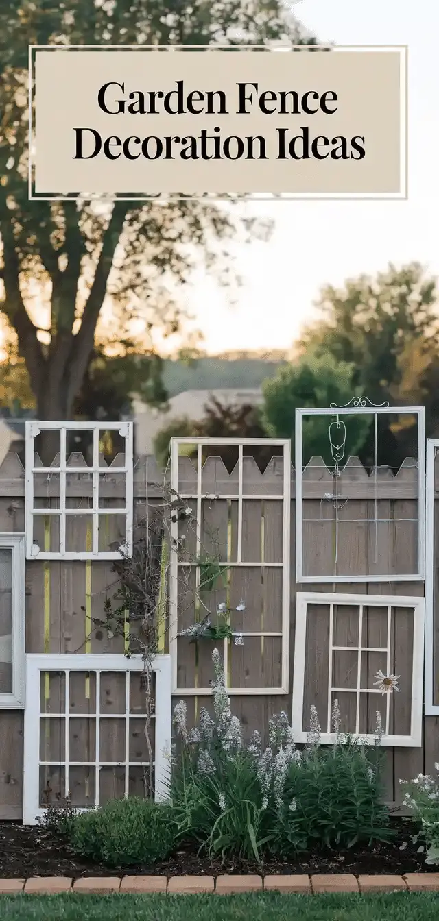 Garden Fence Decoration Ideas