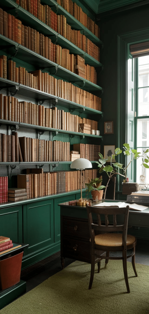 15 Charming Green Dark Academia Bedroom Ideas - The Mega Mom