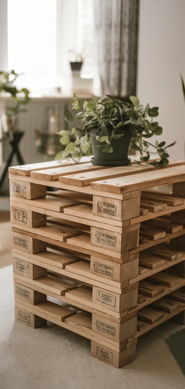 Wooden Side Table