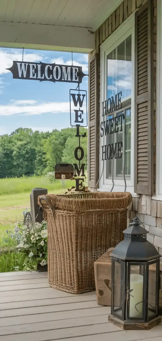 Country Front Porch Decor