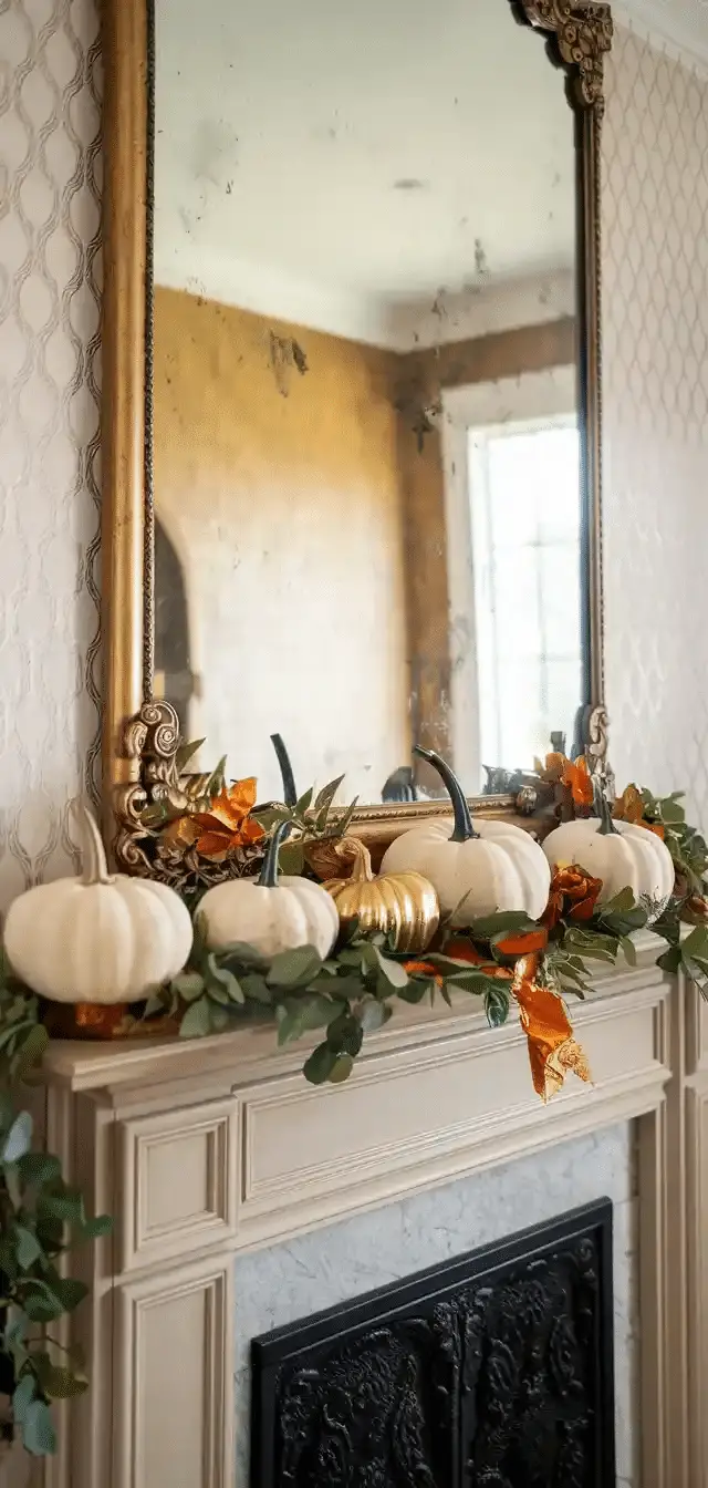 Fall Mantle Decor