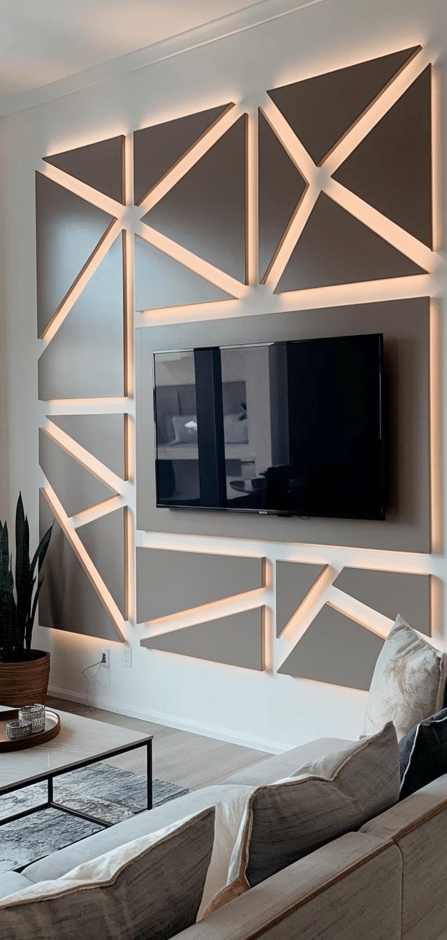 Living Room TV Wall