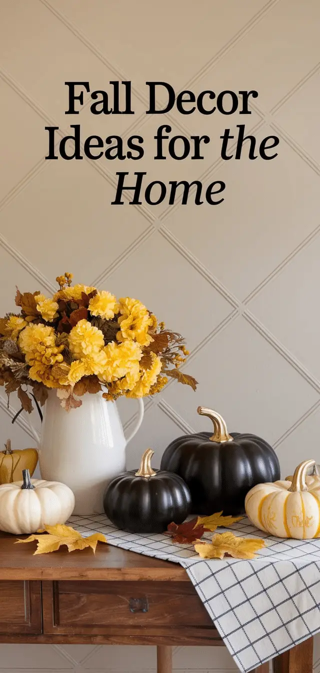 Fall Decor Ideas for The Home