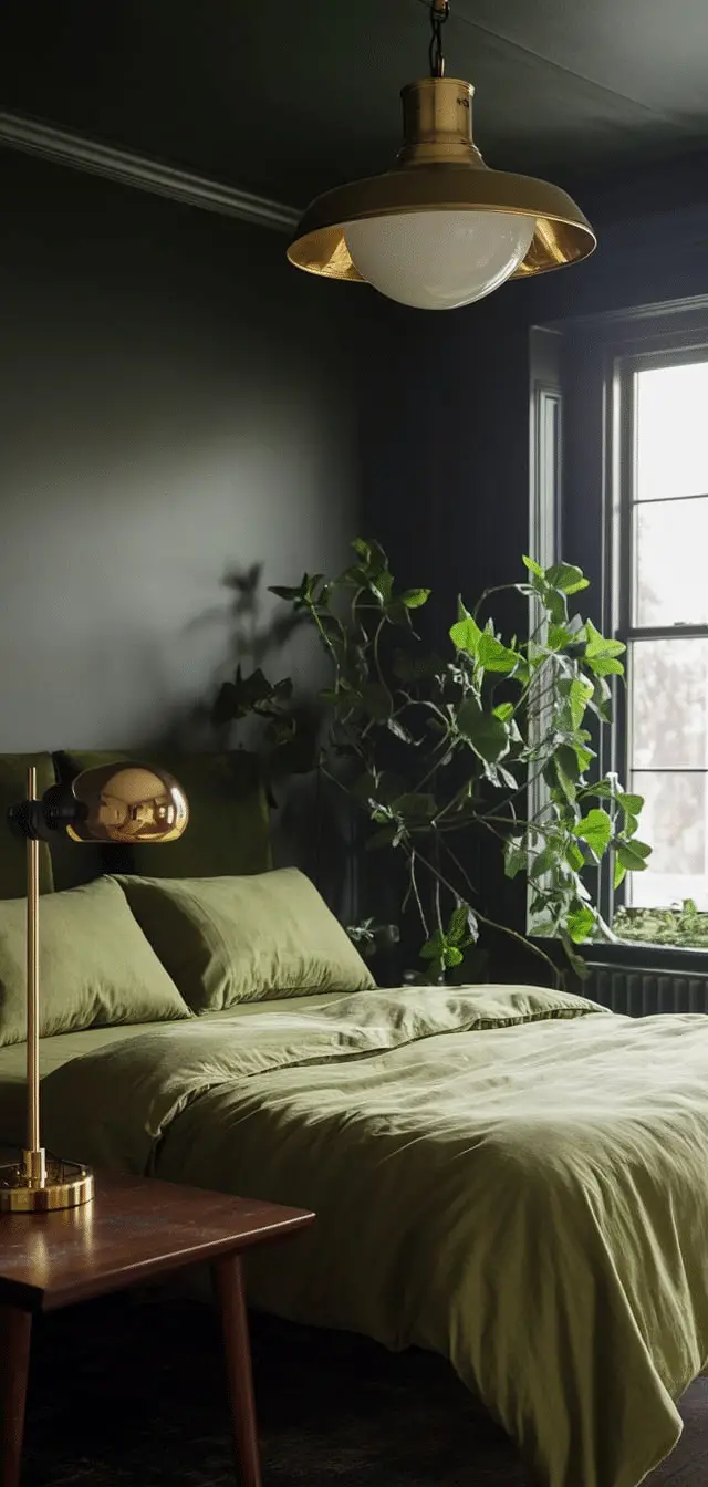 dark academia bedroom