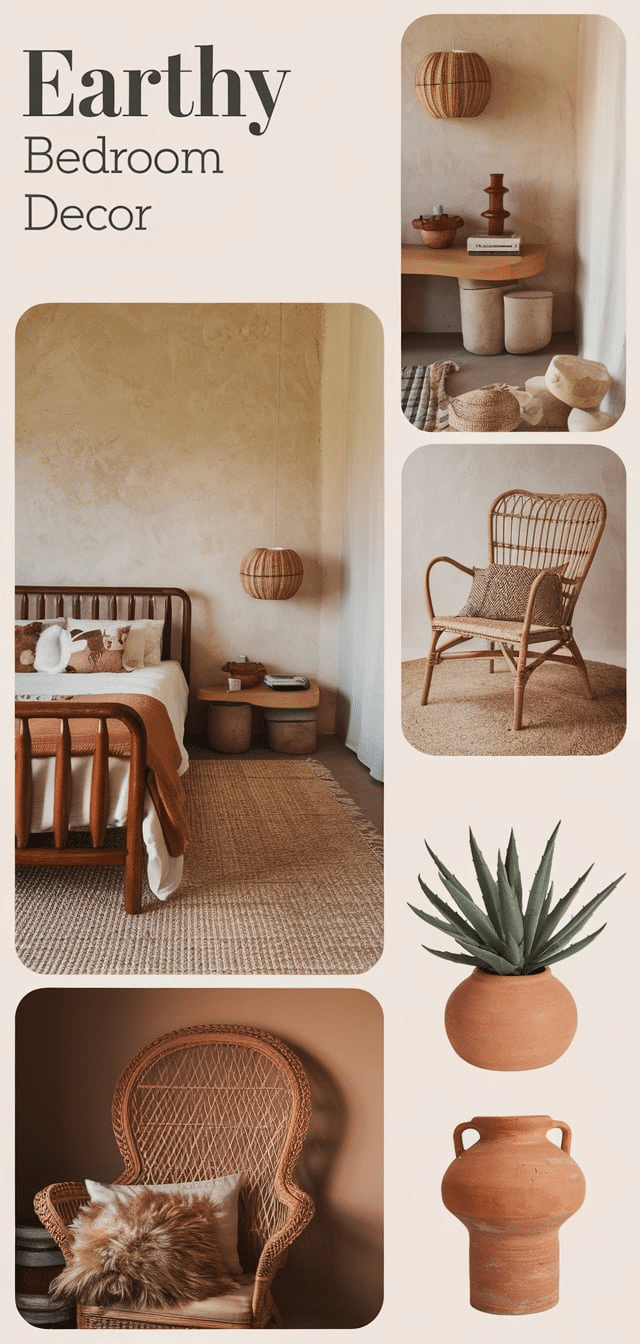 Earthy Bedroom