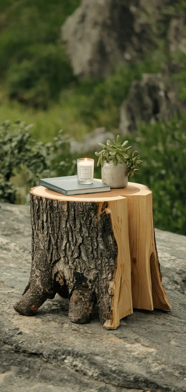 Wooden Side Table