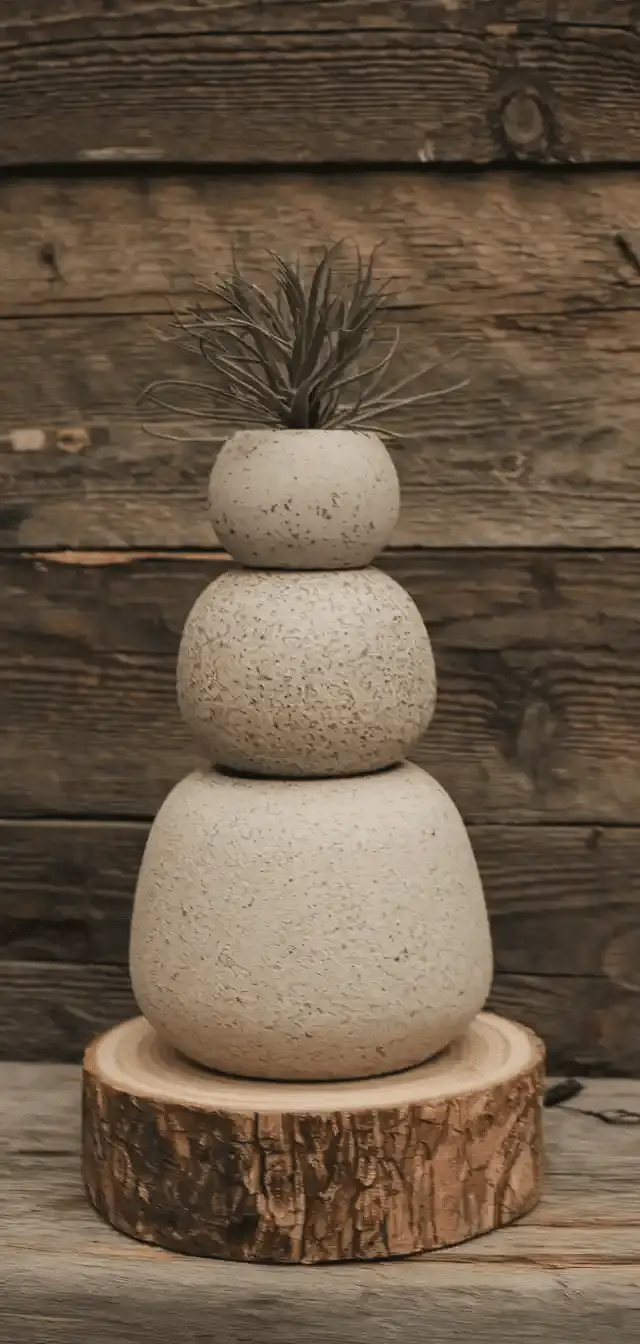 DIY Pebble Pot Ideas
