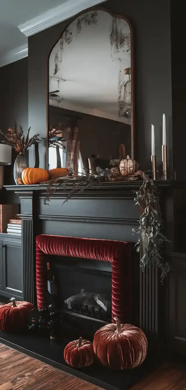 Fall Mantle Decor
