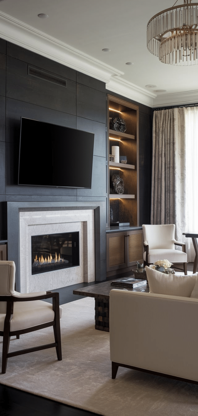 Living Room TV Wall