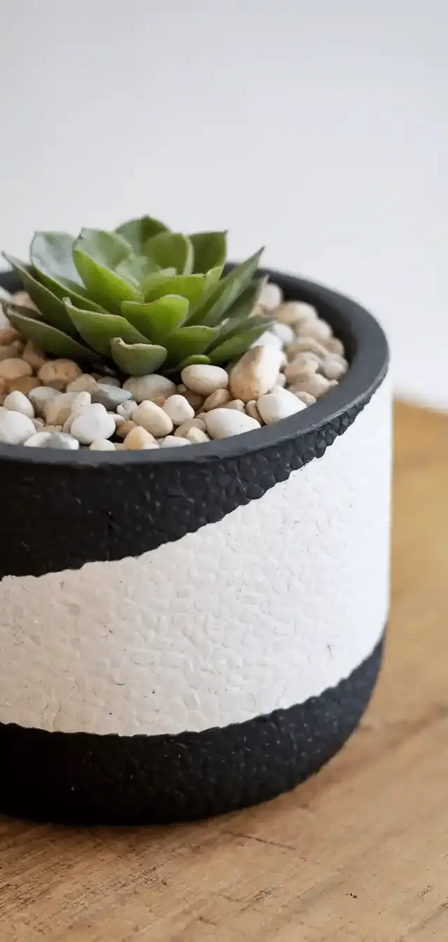 DIY Pebble Pot Ideas