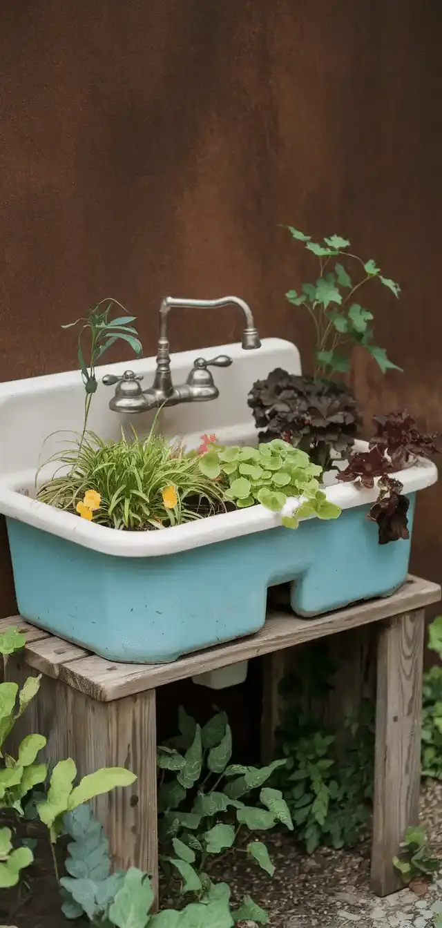 Recycled Garden Planter