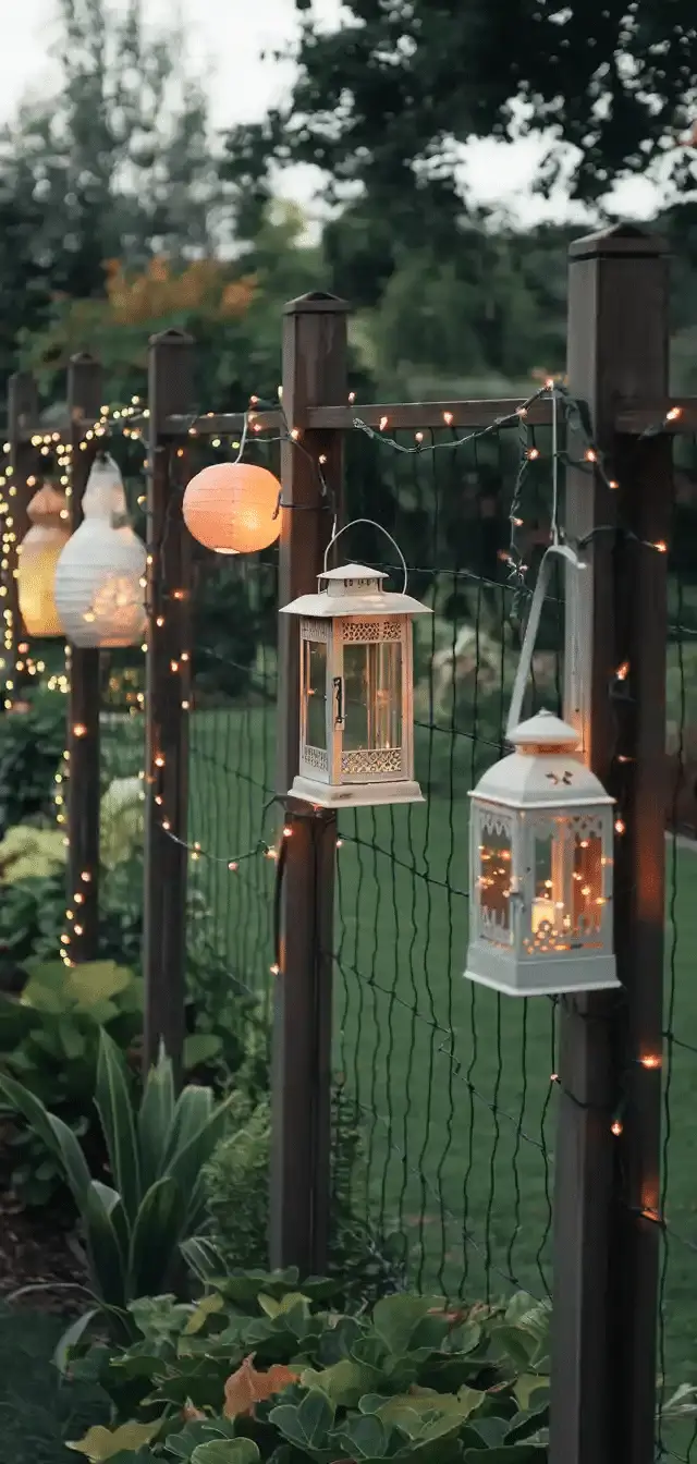 Garden Fence Decoration Ideas