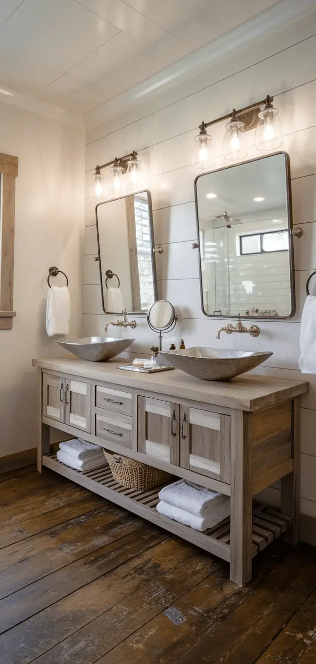 farmhouse bathroom