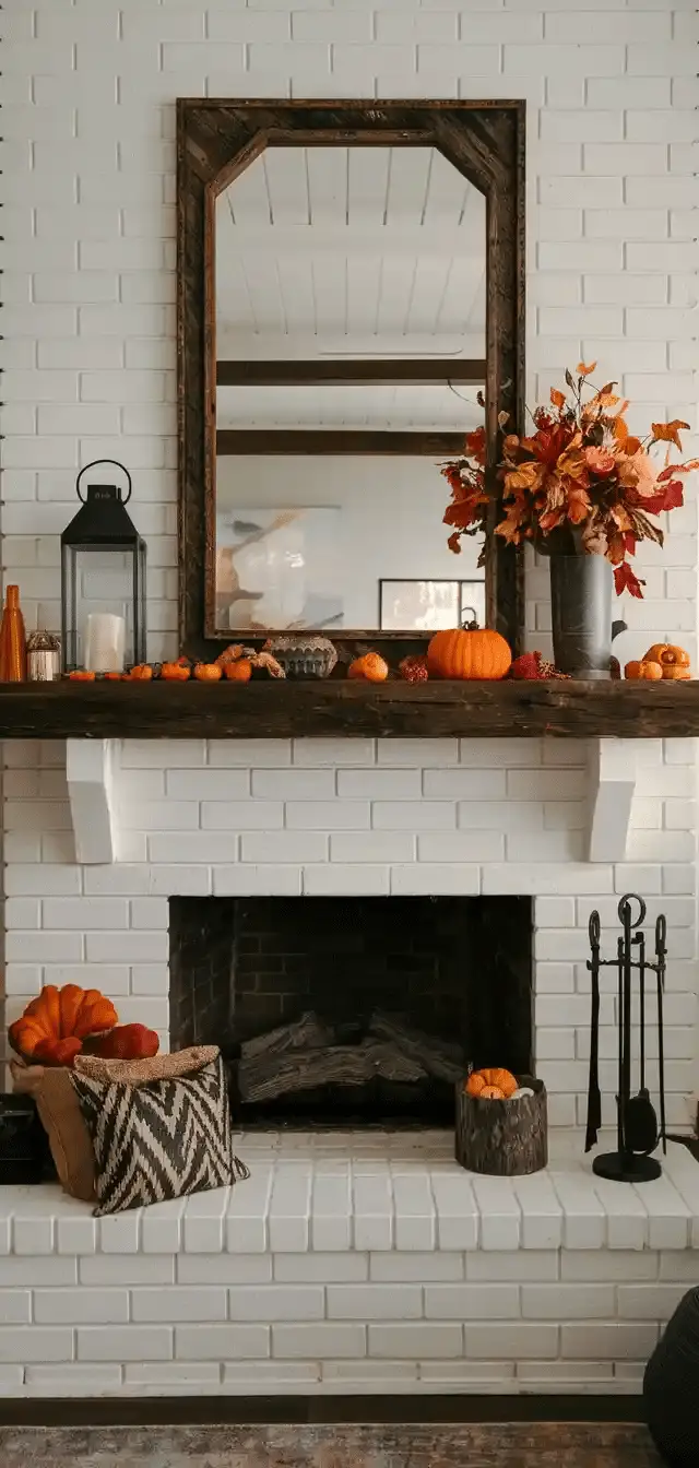 Fall Mantle Decor