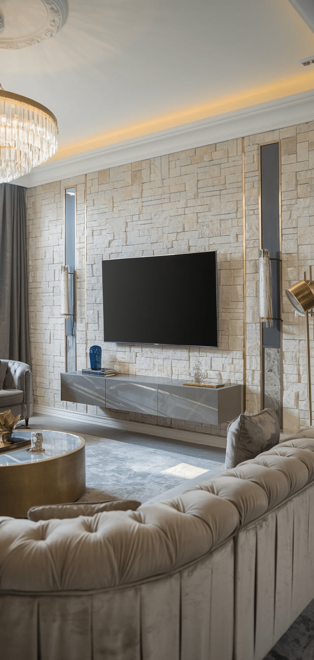 Living Room TV Wall