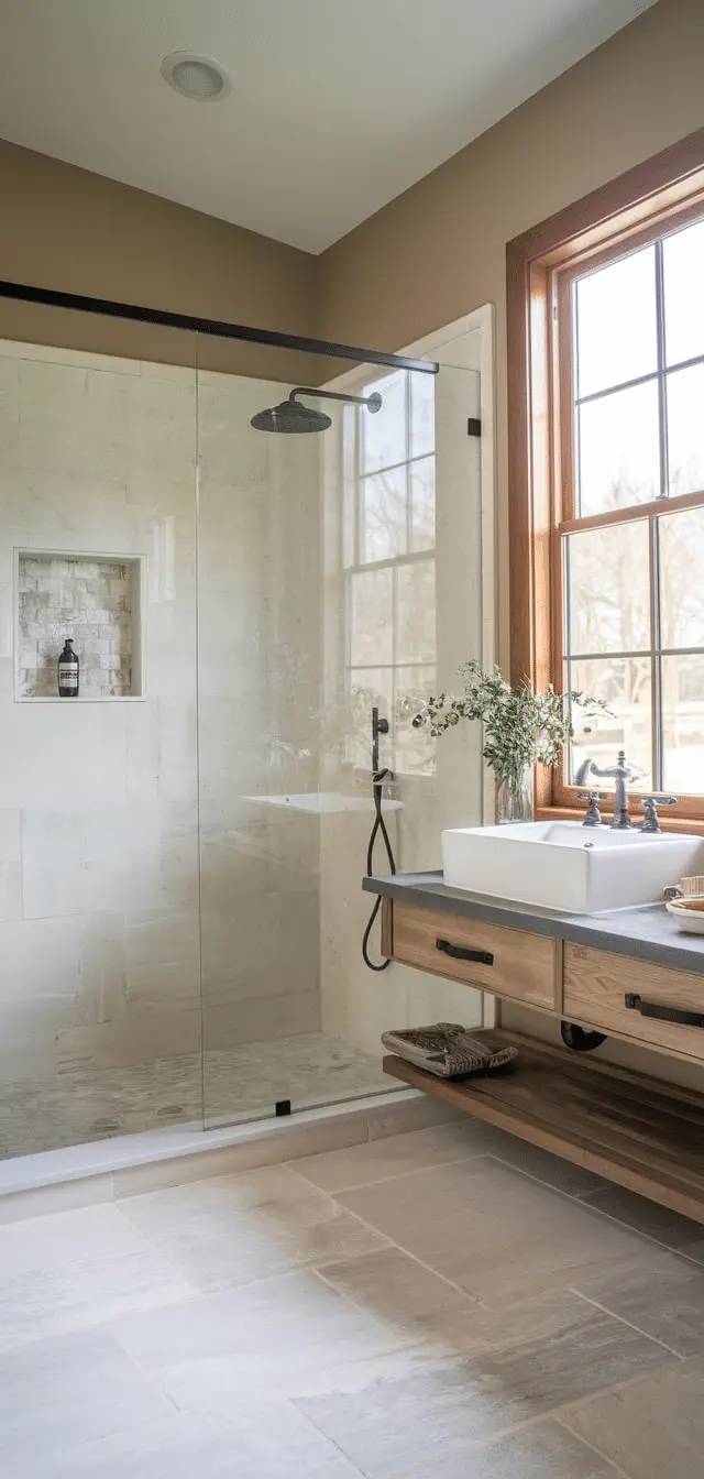 farmhouse bathroom