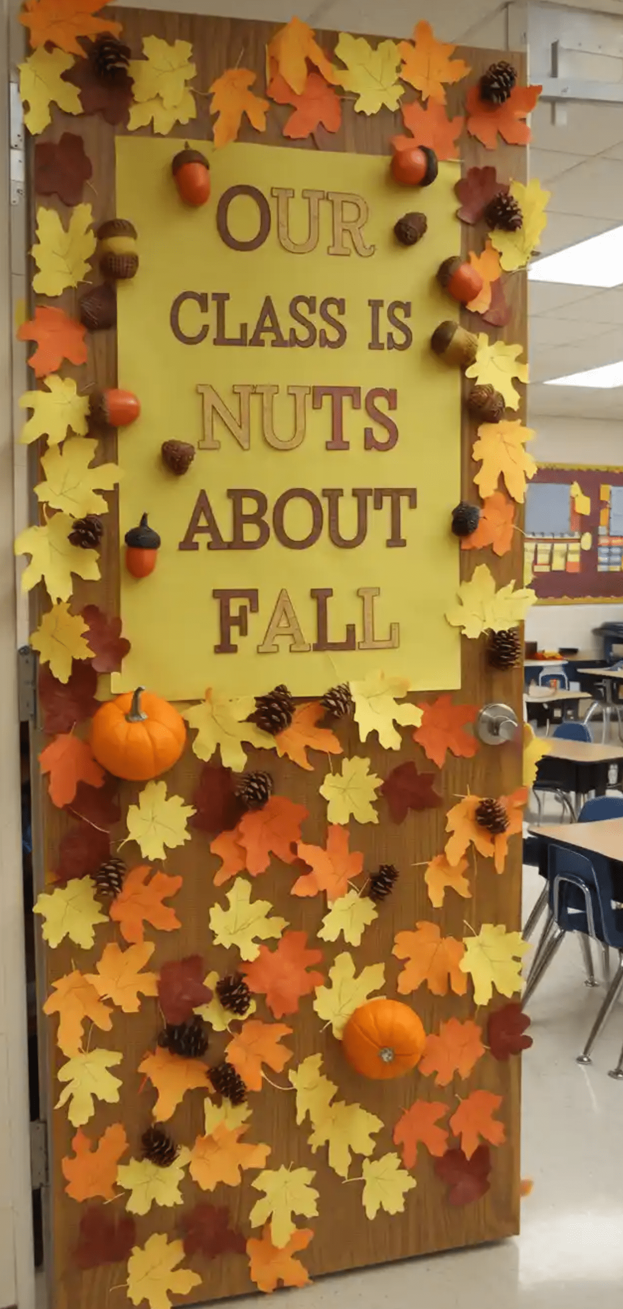 Fall Door Decoration Ideas to The Classroom