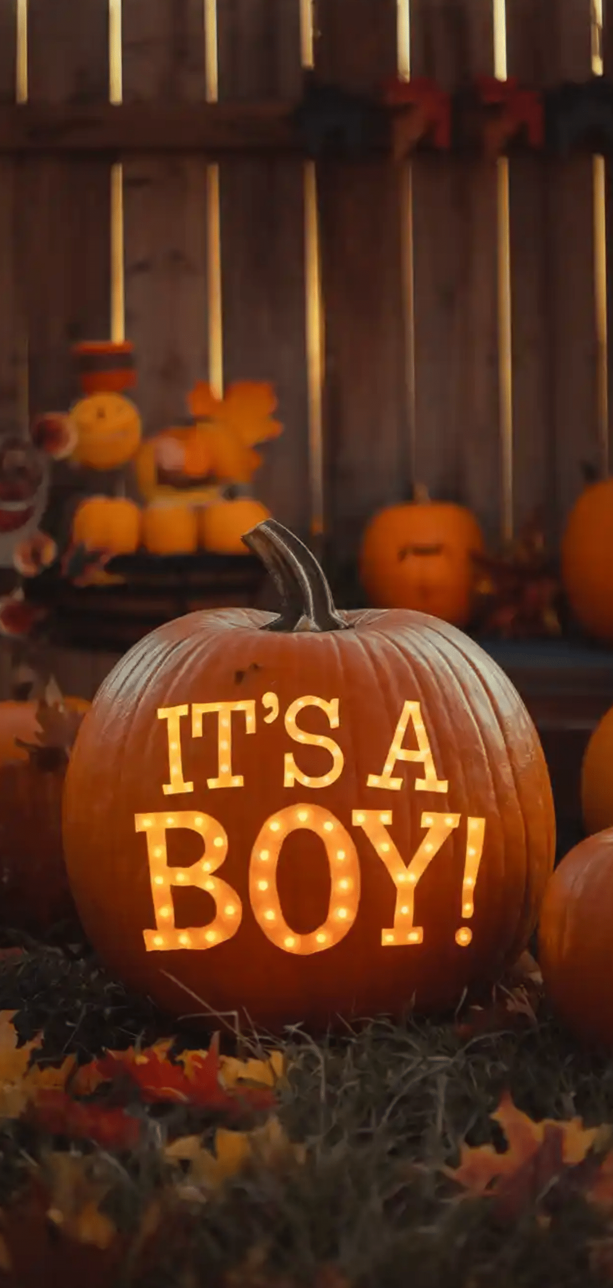 Fall Gender Reveal Ideas