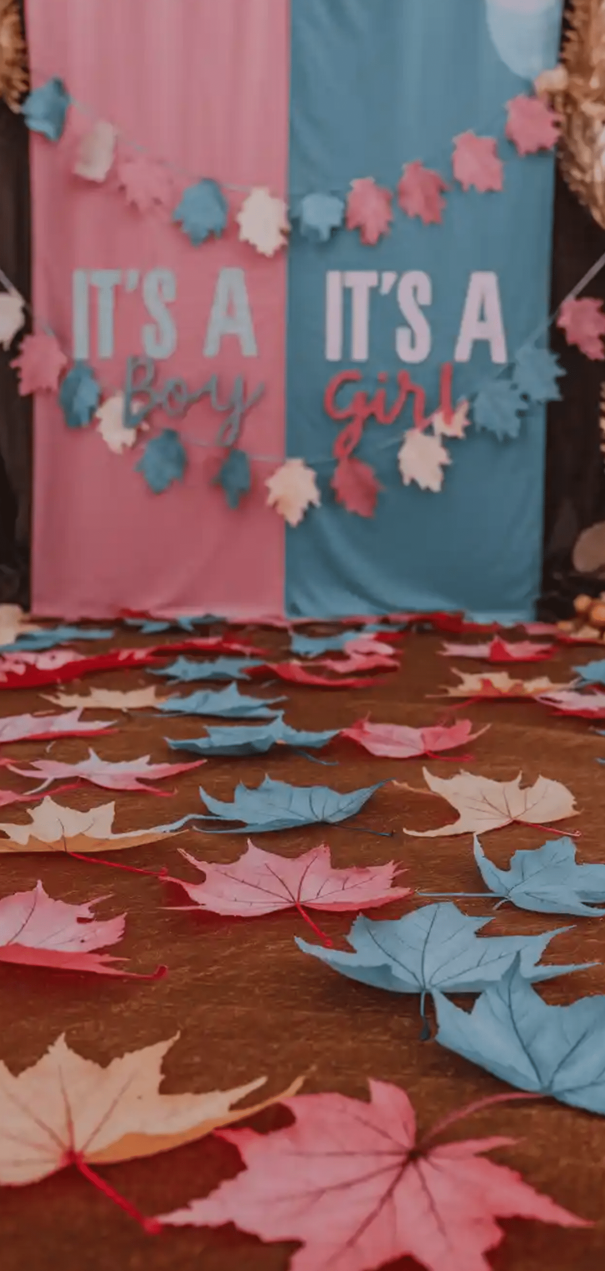Fall Gender Reveal Ideas