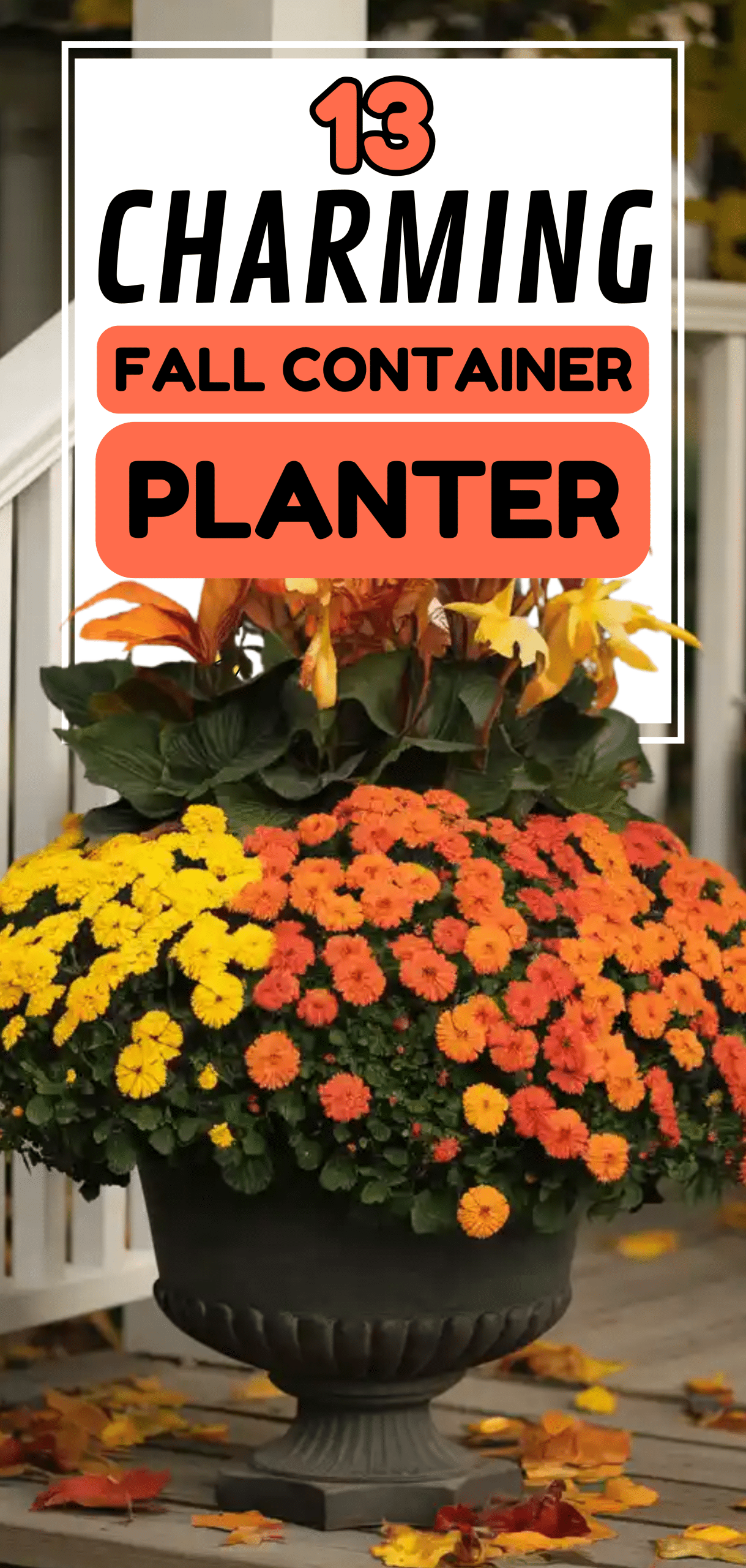 Fall Container Planter