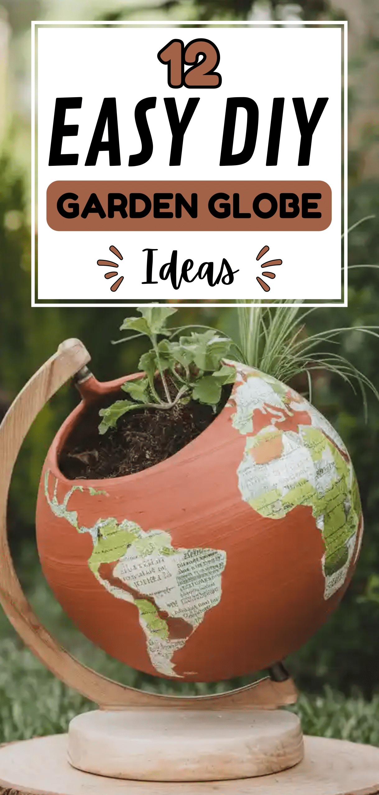 DIY Garden Globe