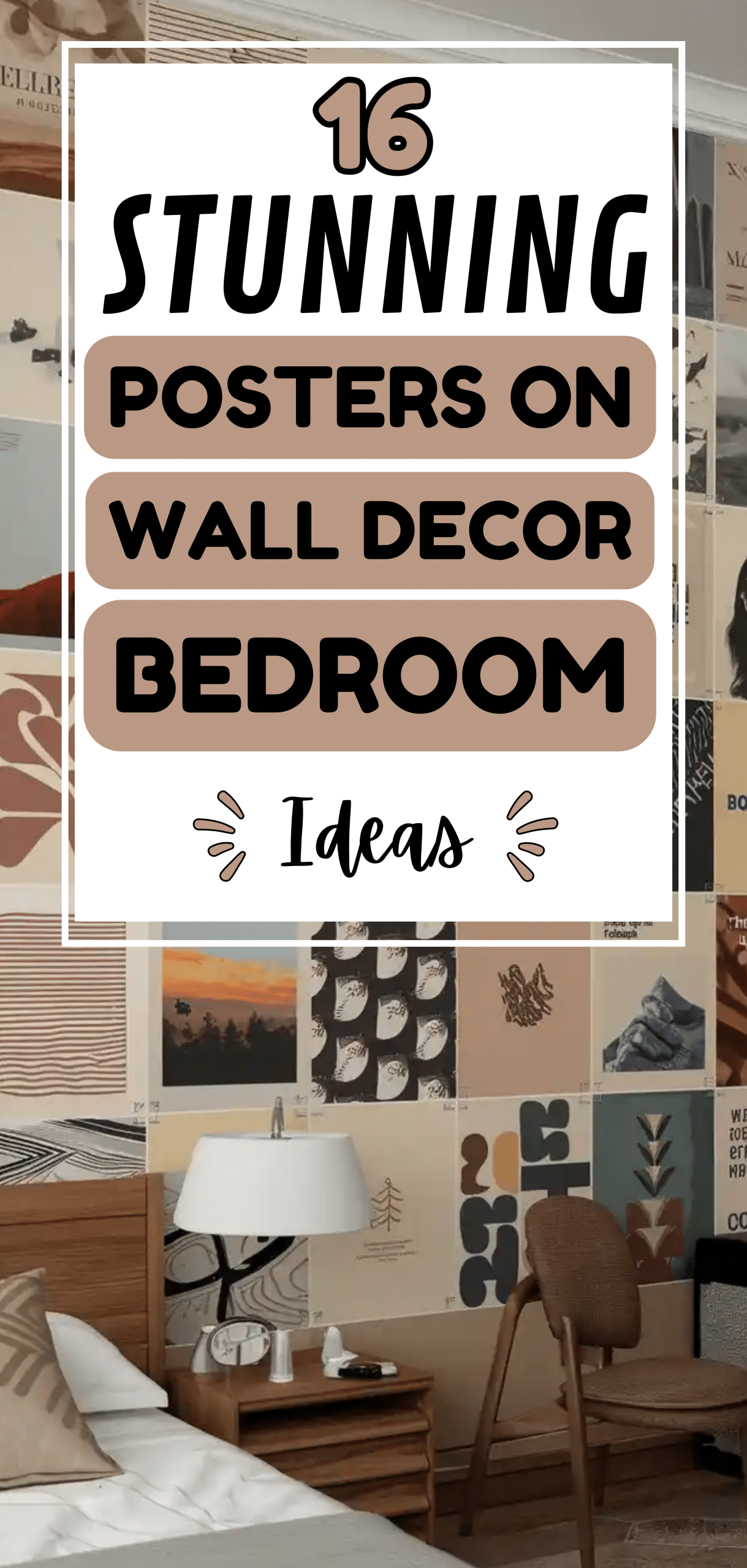 Posters On Wall Decor Bedroom Ideas