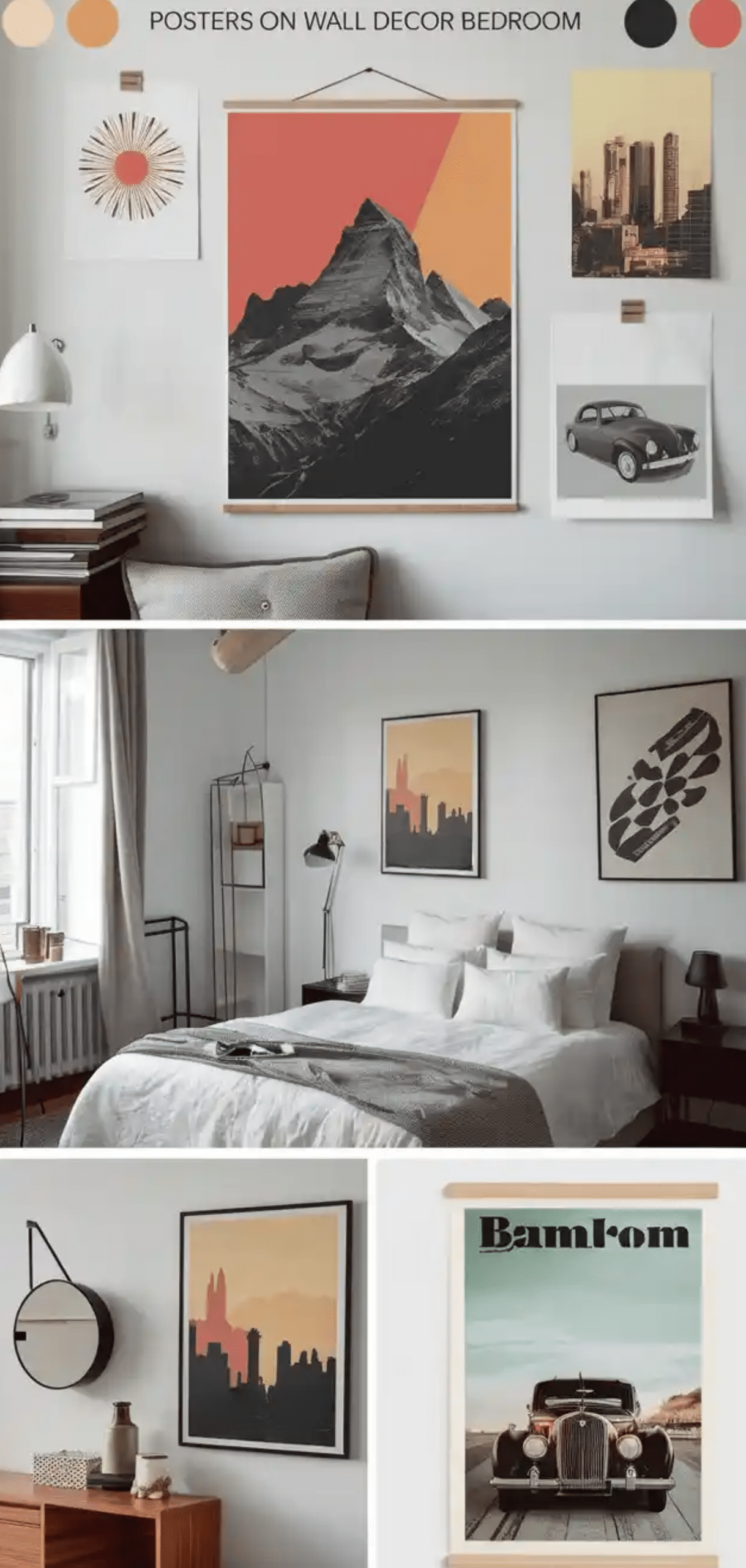 Posters On Wall Decor Bedroom Ideas