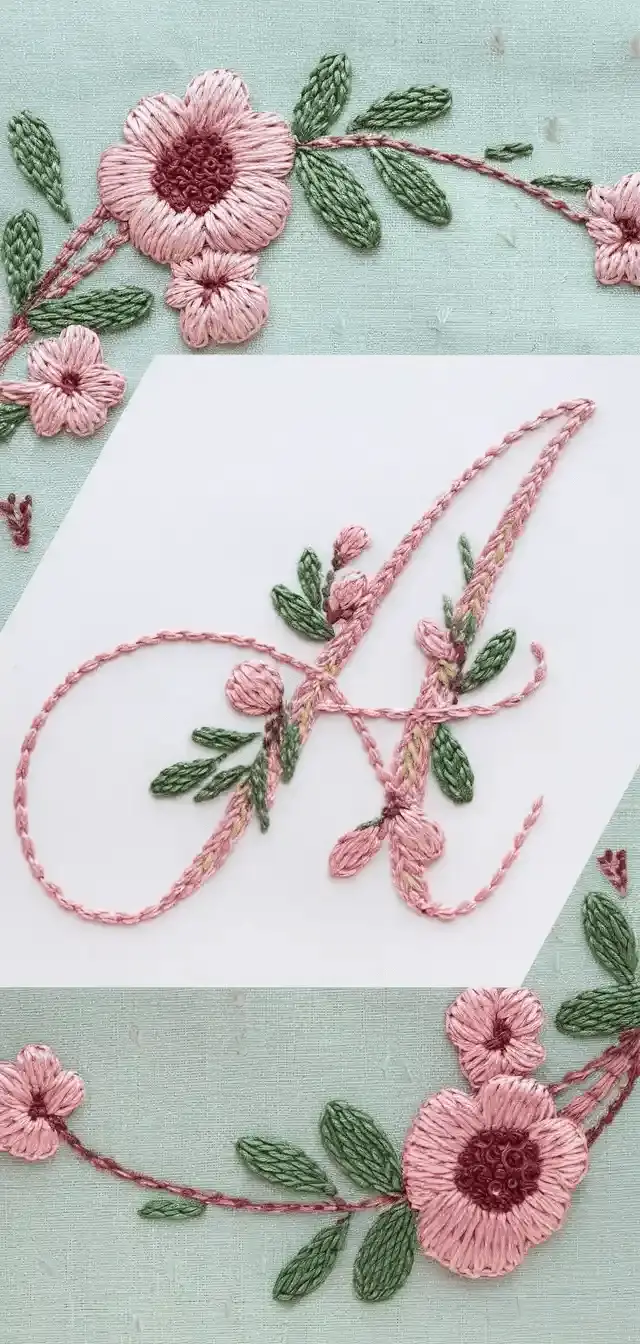 Embroidery with Flowers
