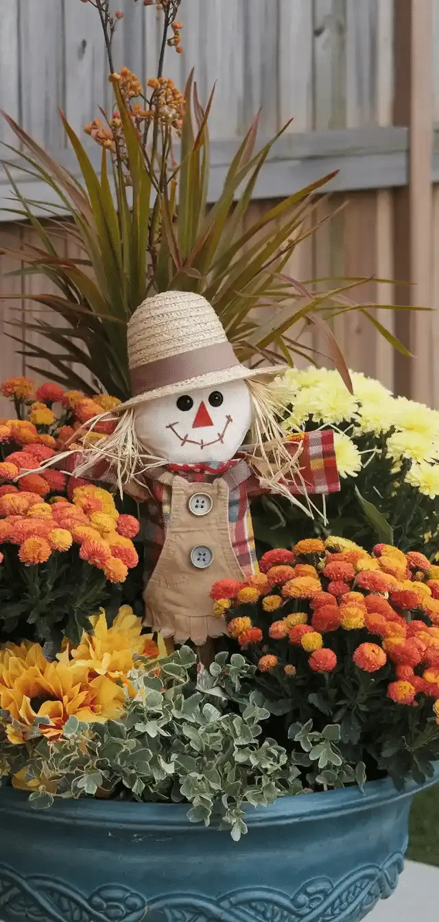 Fall Container Planter