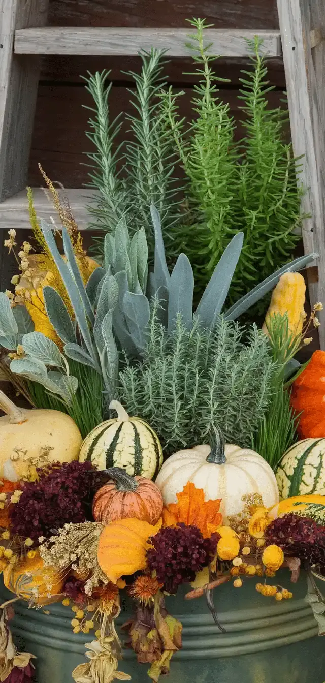 Fall Container Planter