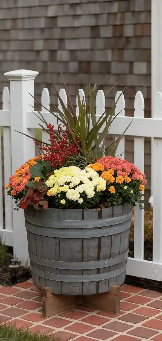 Fall Container Planter