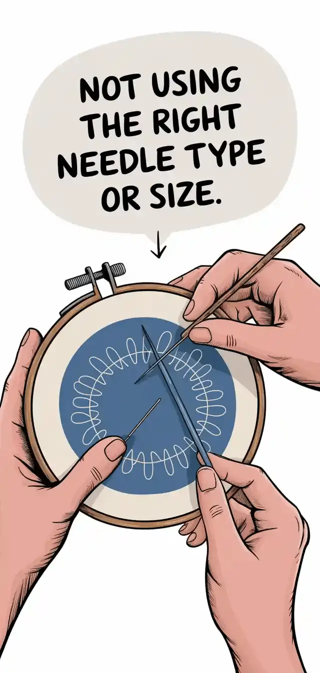 Embroidery Mistakes
