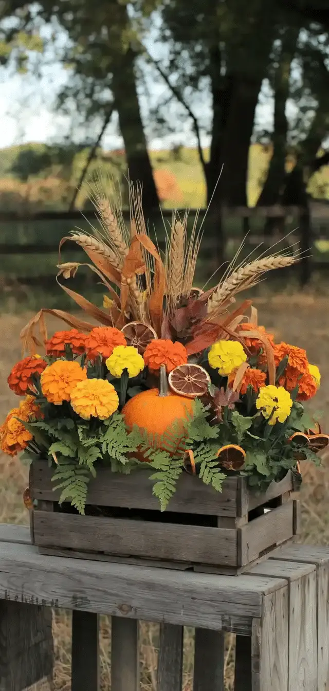 Fall Container Planter