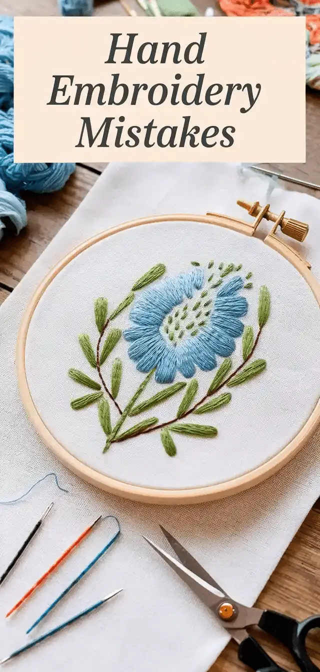 Embroidery Mistakes