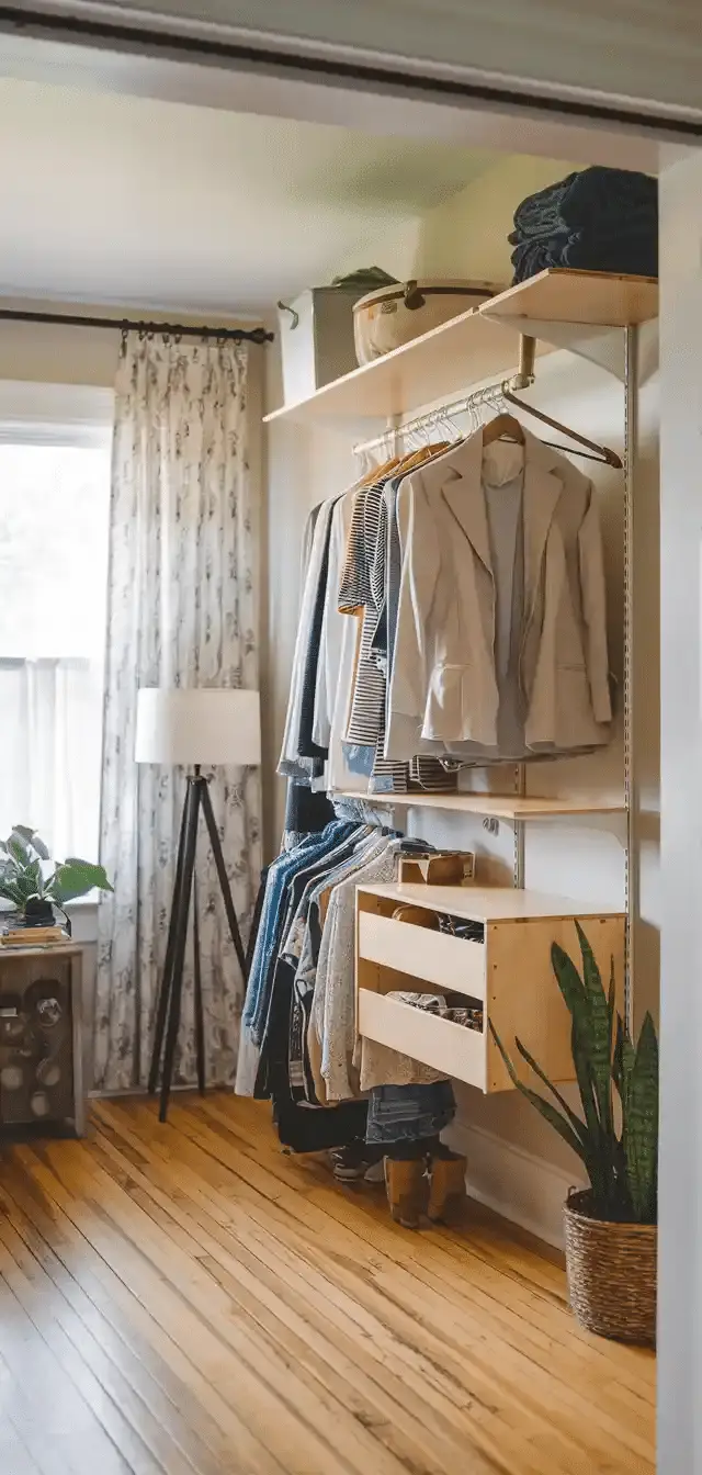 Open Concept Closet