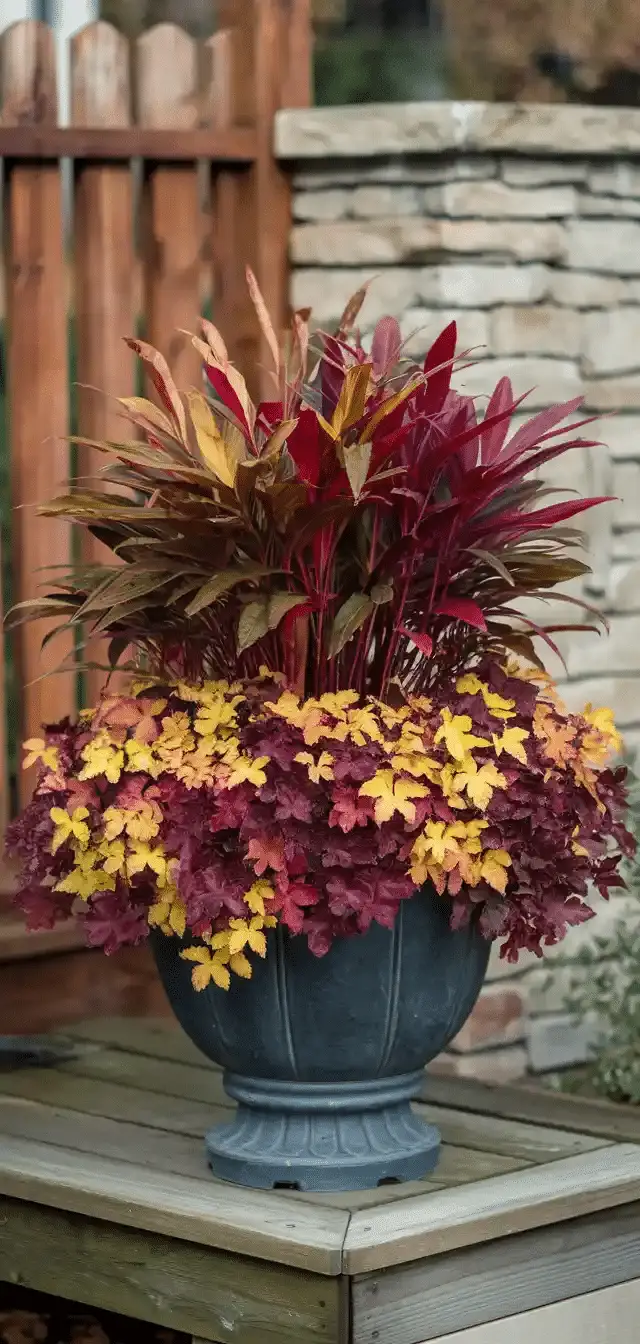 Fall Container Planter